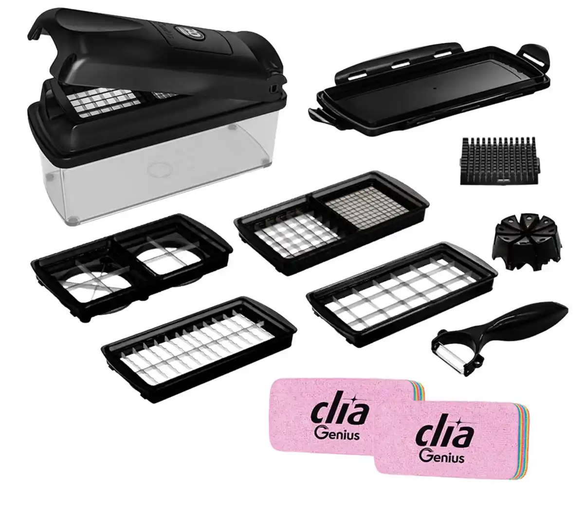 Bild 1 von GENIUS Obst-/Gemüseschneider-Set »Nicer Dicer Plus«, 11-teilig