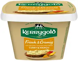 KERRYGOLD Frischkäse 150 g, Curry Mango