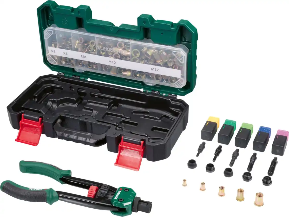 Bild 3 von PARKSIDE® Nietmutternzange + Zubehör, 151-teilig