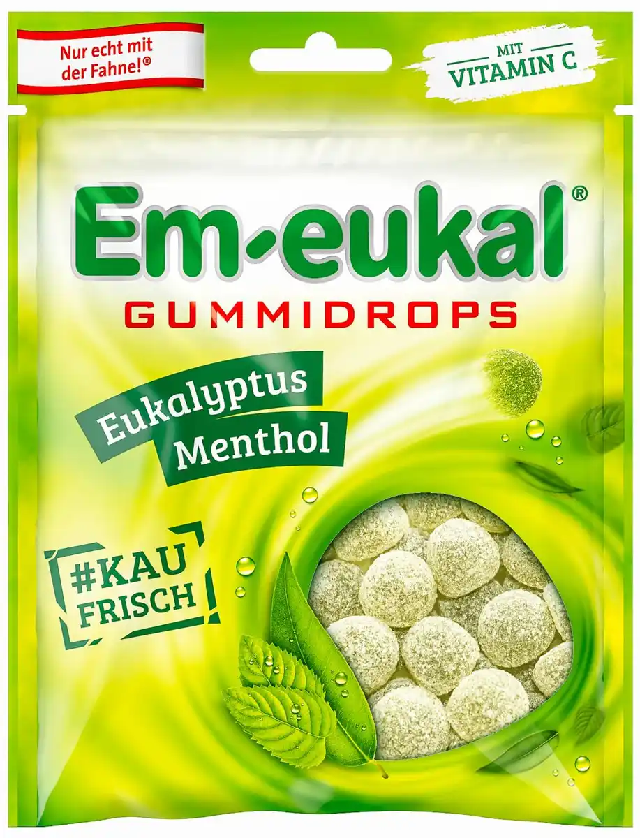 Bild 1 von EM-EUKAL Gummidrops, 90-g-Packg.