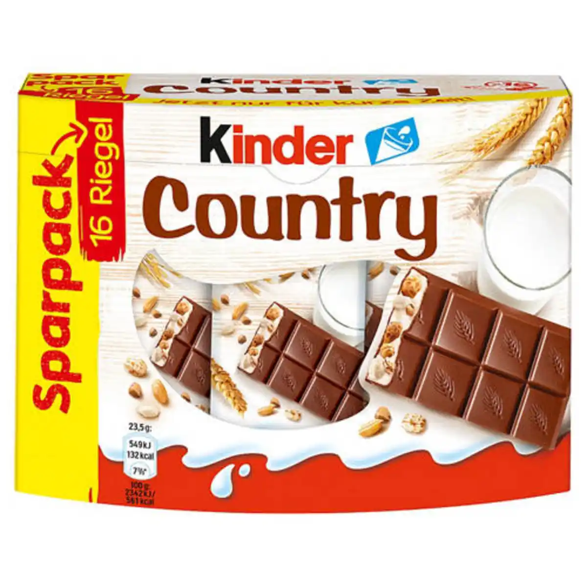 Bild 1 von KINDER Country 376 g, 16er-Pack