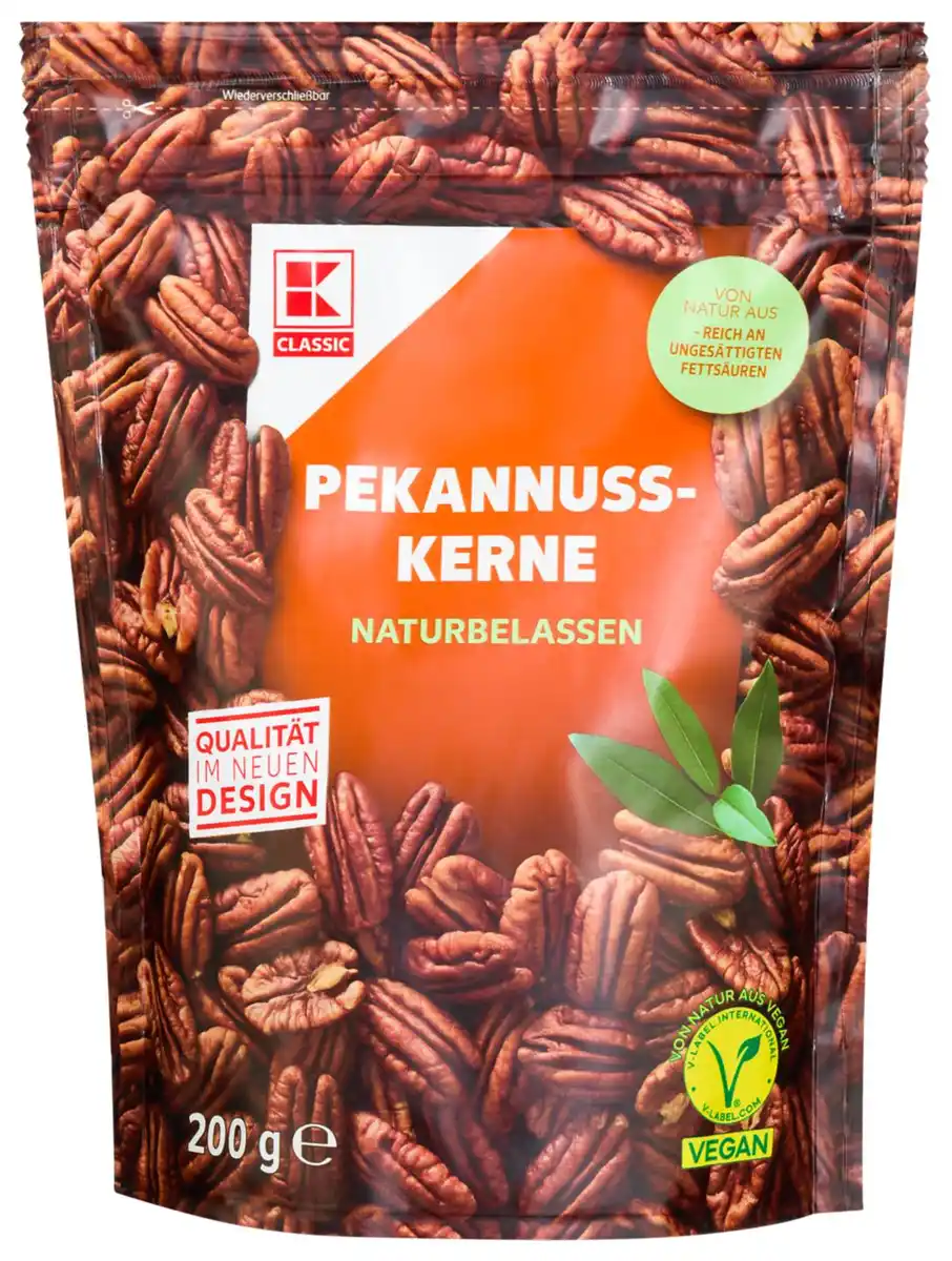 Bild 1 von K-CLASSIC Pekannuss-Kerne, 200-g-Packg.