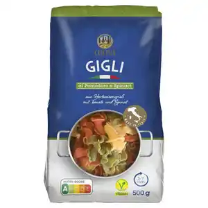 CUCINA NOBILE Italienische Pastaspezialitäten 500 g, Gigli 3-colori