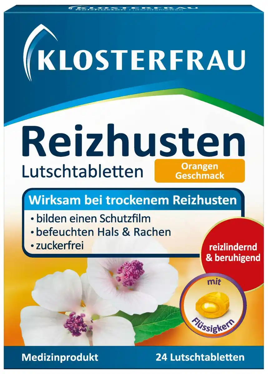 Bild 1 von KLOSTERFRAU Reizhusten-Lutschtabletten, 24 St. = 86-g-Packg.