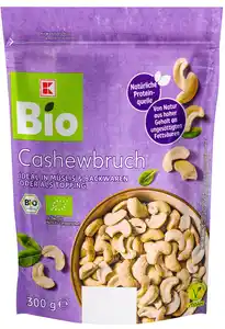 K-BIO Bio-Cashewbruch, 300-g-Beutel