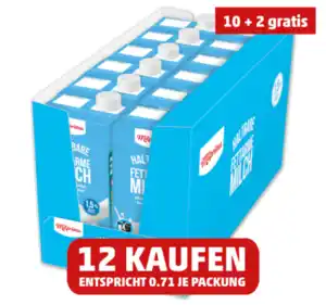 MILPRIMA Haltbare Vollmilch