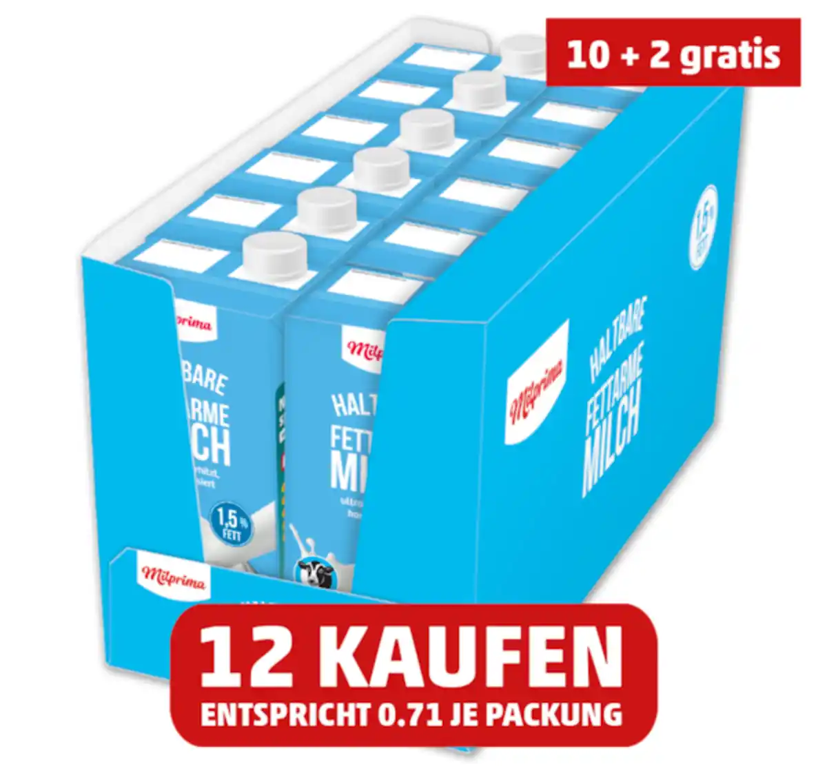 Bild 1 von MILPRIMA Haltbare Vollmilch