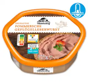 MÜHLENHOF Delikatess Pommersche Geflügelleberwurst