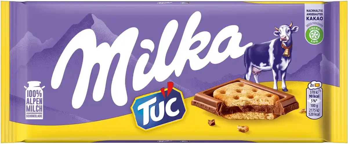 Bild 1 von Milka Schokoladentafel TUC, 87 g