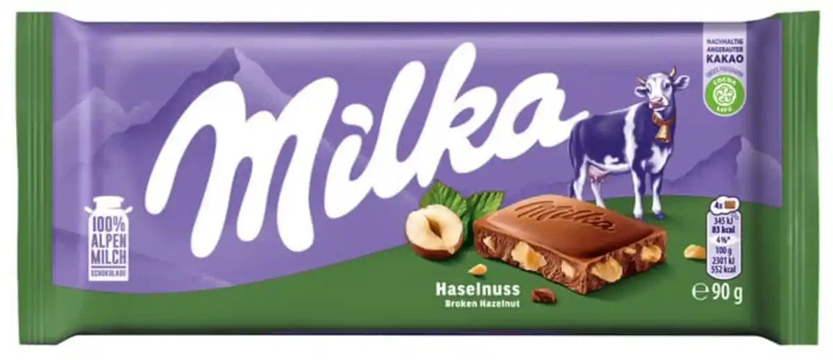 Bild 1 von Milka Schokoladentafel Haselnuss, 90 g