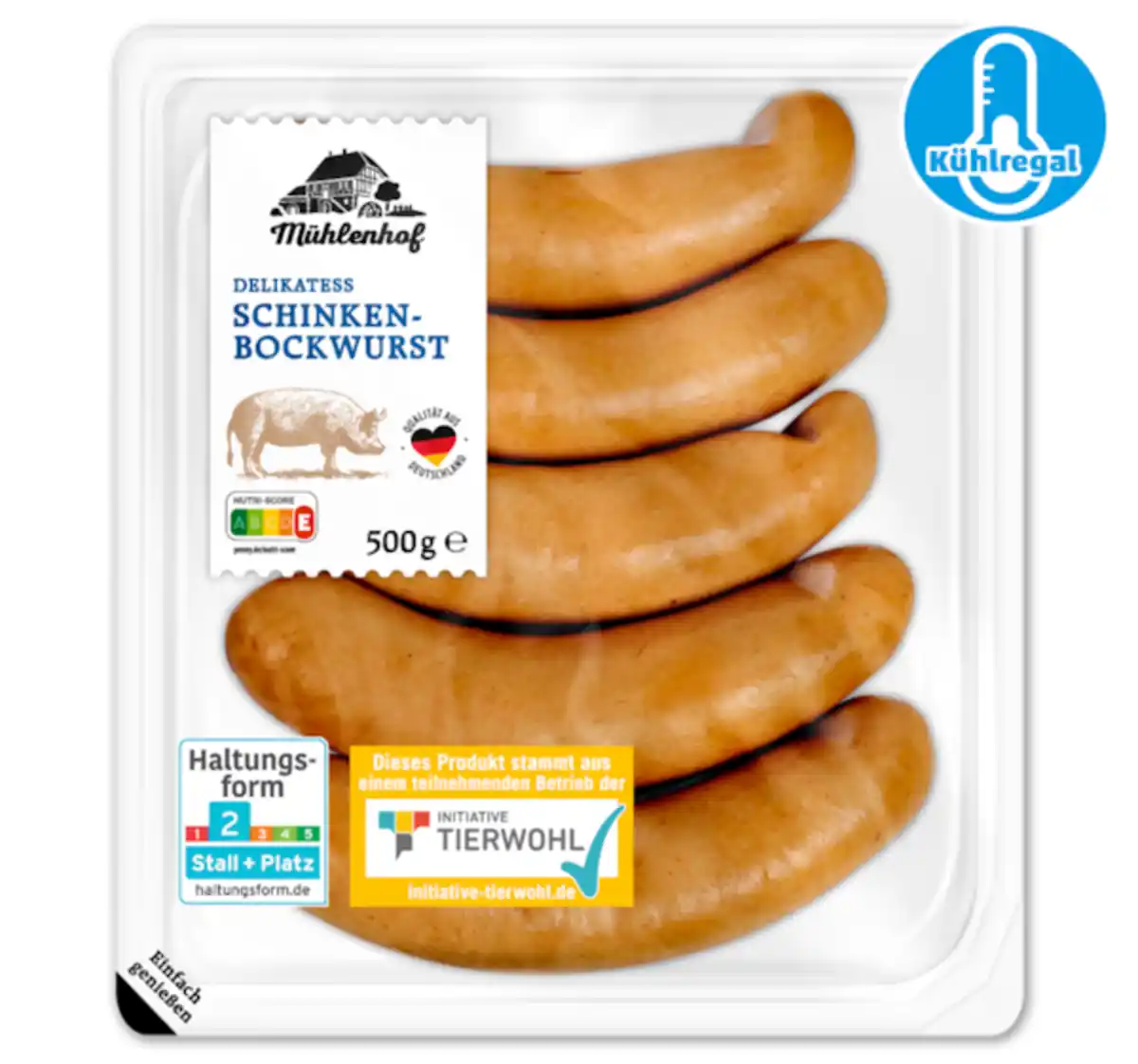 Bild 1 von MÜHLENHOF Delikatess Schinkenbockwurst