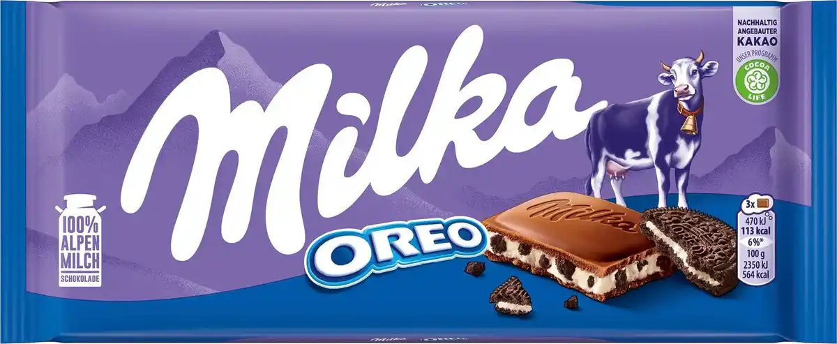 Bild 1 von Milka Schokoladentafel Oreo, 100 g