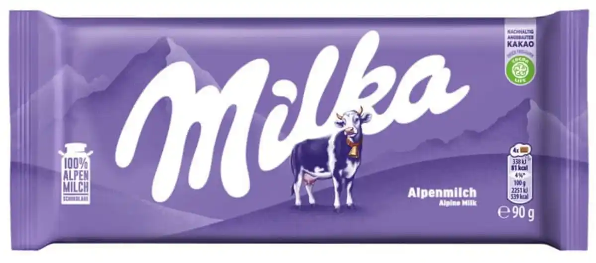 Bild 1 von Milka Schokoladentafel Alpenmilch, 90 g
