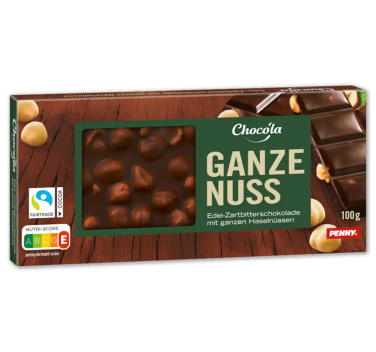 Bild 1 von CHOCO'LA Zartbitter Ganze Nuss
