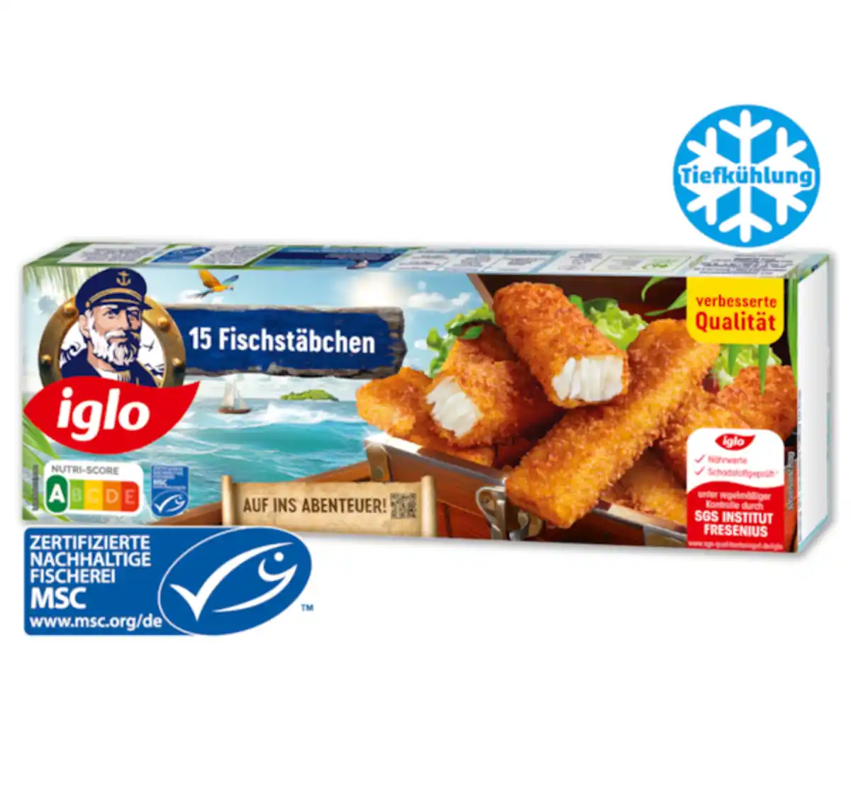 Bild 1 von IGLO 15 Fischstäbchen