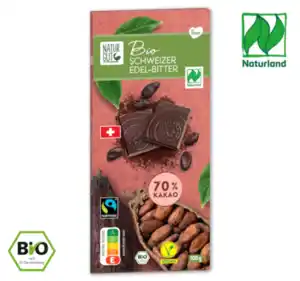 NATURGUT Bio Tafel­schokolade Schweizer Edel-Bitter