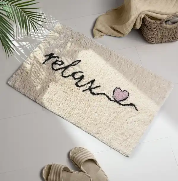 Bild 2 von IDEENWELT Badteppich 50x80cm beige