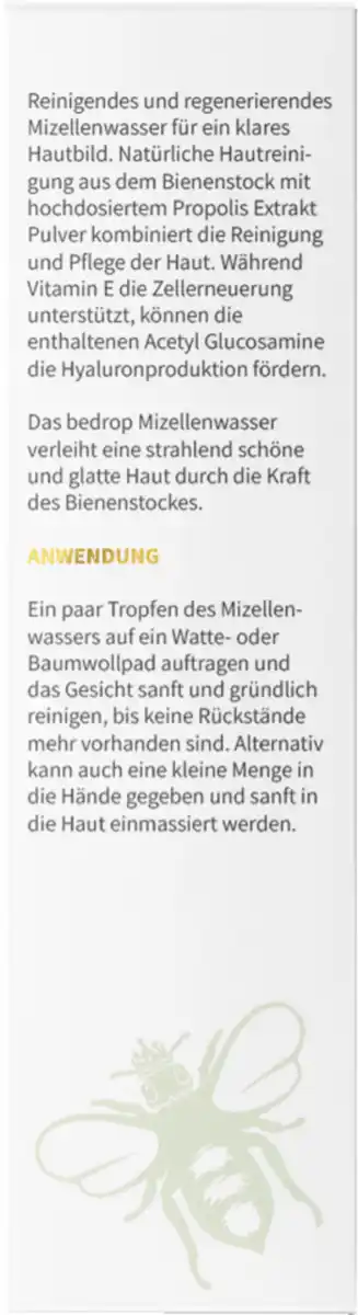 Bild 4 von bedrop Skincare Mizellenwasser mit Vitamin E, 150 ml