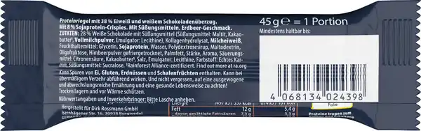 Bild 2 von WellMix Proteinriegel White Strawberry Flavour, 45 g