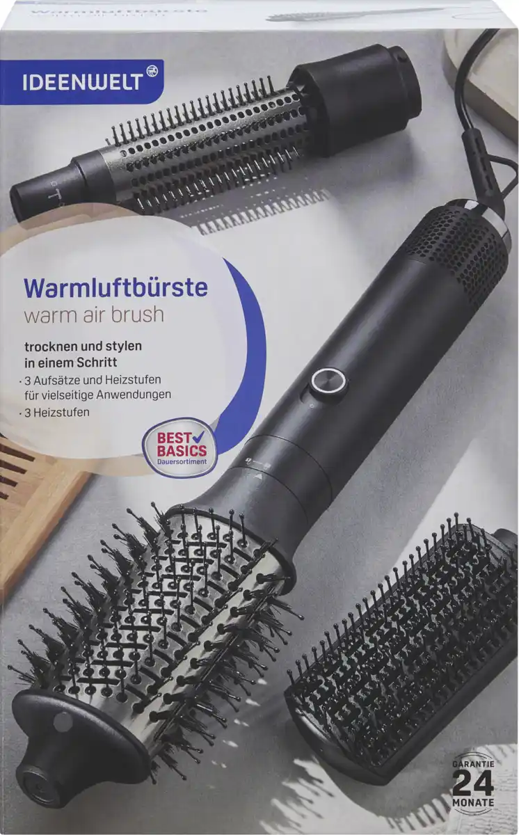 Bild 1 von IDEENWELT Best Basics Warmluftbürste