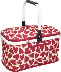 IDEENWELT Thermo-Einkaufskorb Herzen