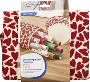 IDEENWELT Geschenkpapierorganizer Herzen