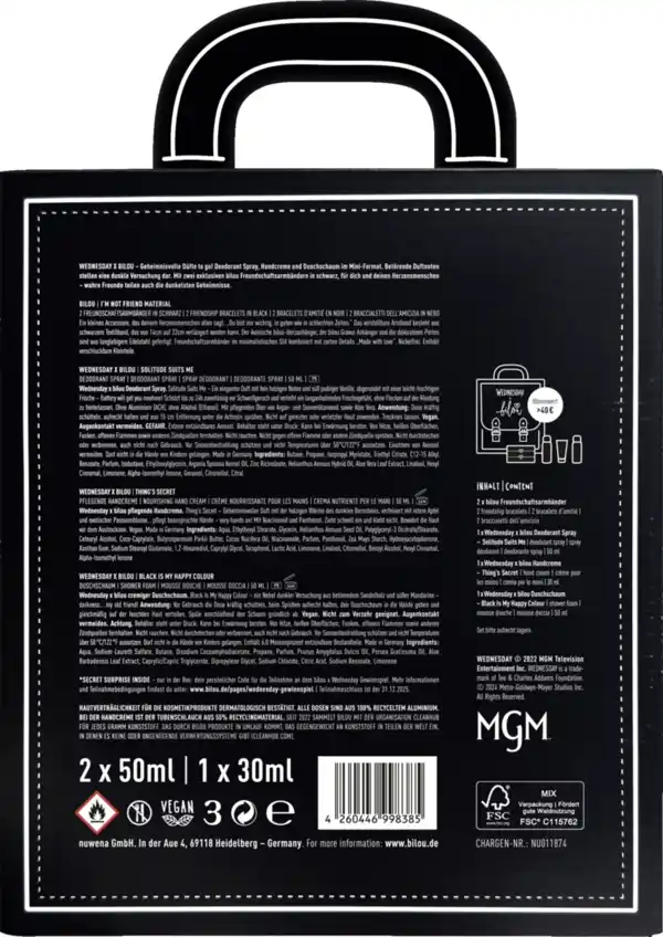 Bild 2 von bilou Wednesday Geschenkset