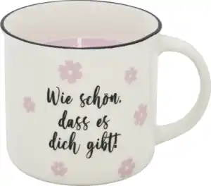 IDEENWELT Kerzentasse Wie schön dass es dich gibt