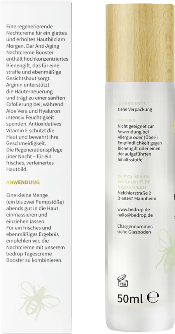 Bild 4 von bedrop Skincare Anti Aging Nachtcreme Booster, 50 ml