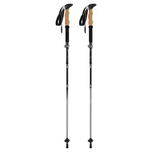 ADVENTURIDGE Faltbare Wanderstöcke, schwarz