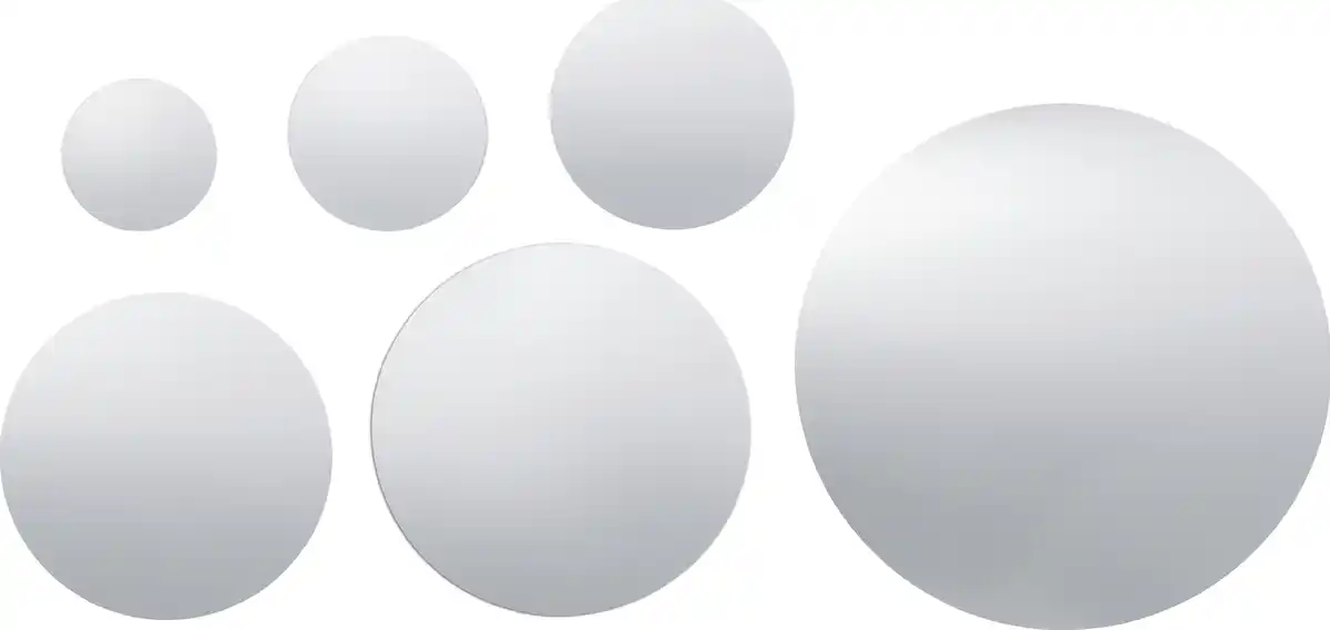 Bild 1 von IDEENWELT 9er Set Selbstklebende Spiegelsticker