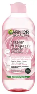 Garnier SkinActive Mizellen Reinigungswasser All-in-1 mit Rosenwasser, 400 ml