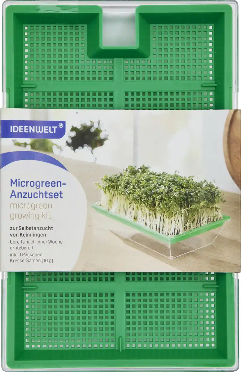 Bild 1 von IDEENWELT Microgreen-Anzuchtset für Kresse