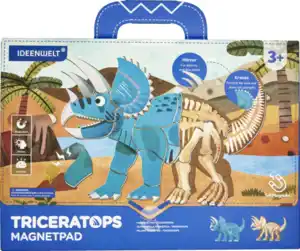 IDEENWELT Magnetbuch Triceratops