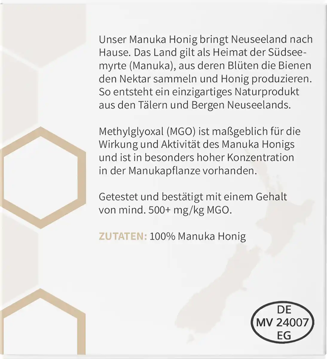 Bild 3 von bedrop Manuka Honig MGO 500+, 140 g