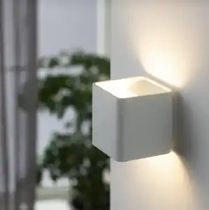 IDEENWELT Akku-Wandleuchte weiß