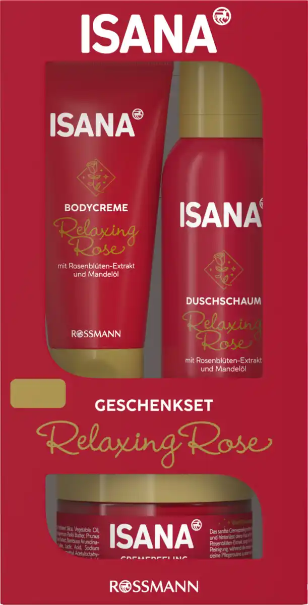 Bild 1 von ISANA Relaxing Rose Pflege Geschenkset