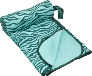 IDEENWELT Aktiv-Sporthandtuch Zebra türkis