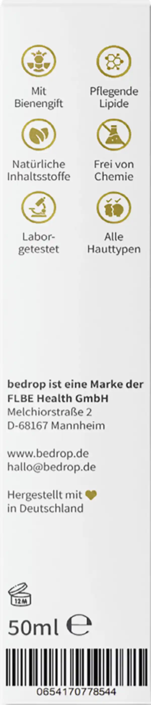 Bild 3 von bedrop Skincare Anti Aging Nachtcreme Booster, 50 ml