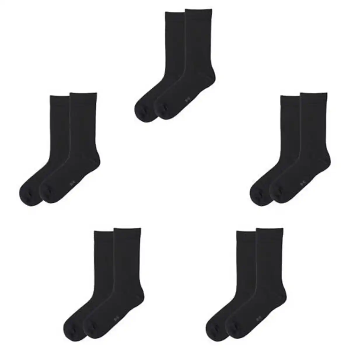 Bild 1 von UP2FASHION BASICS Herren-Socken, Schwarz, 39/42