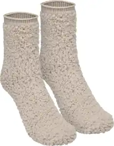 IDEENWELT Bouclé-Kuschelsocken beige Größe 35/38