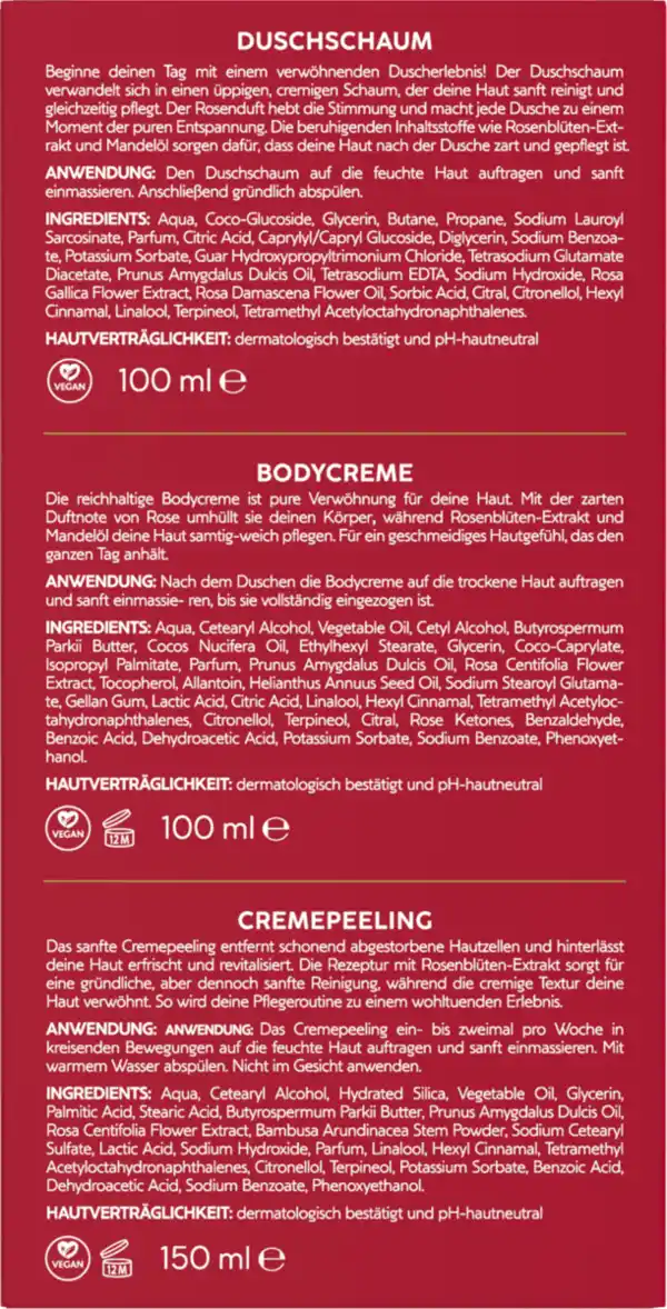 Bild 2 von ISANA Relaxing Rose Pflege Geschenkset