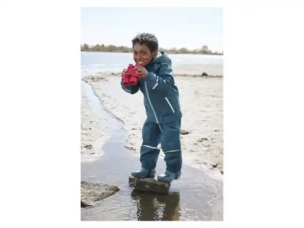 Bild 3 von lupilu® Kleinkinder Jungen Regenstiefel mit Licht und Warmfutter SEBS (Blau, 24/25)
