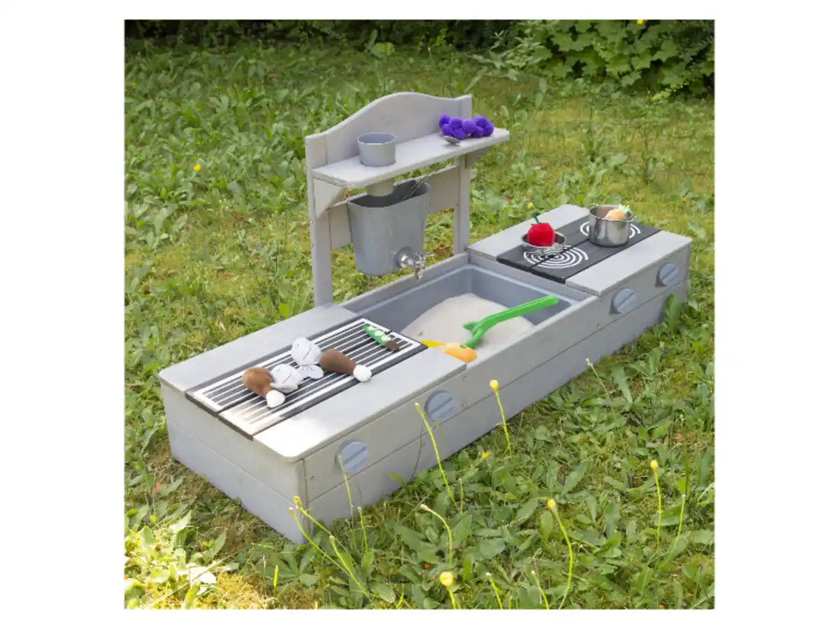 Bild 2 von roba Balkonsandkasten mit Matschküche, 2in1