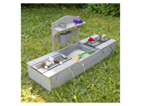 Bild 2 von roba Balkonsandkasten mit Matschküche, 2in1