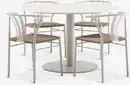 Bild 1 von VAMDRUP Ø120 Tisch + 4 TAGMARK Stühle beige