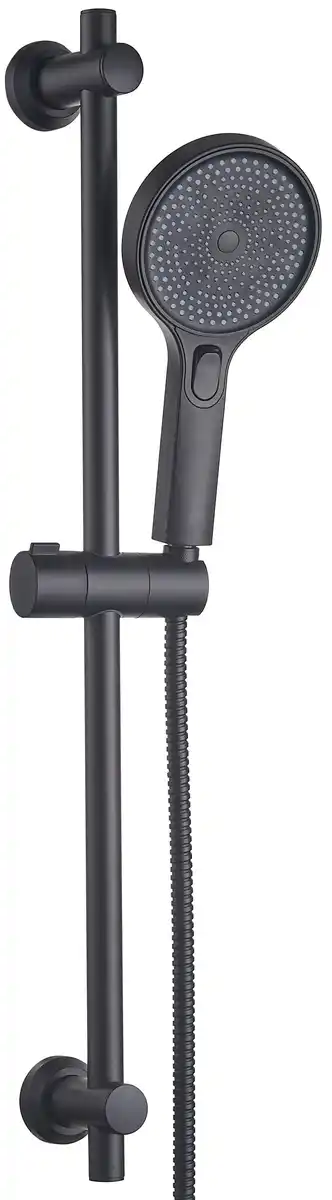 Bild 1 von Primaster Brausestangenset Flavia 3 Strahlarten schwarz matt