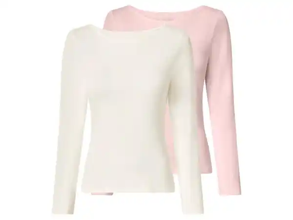 Bild 2 von esmara® Damen Langarmshirts, 2 Stück