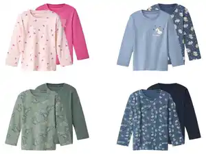 lupilu® Kinder Langarmshirts, 2 Stück