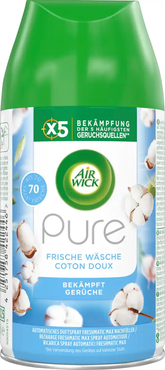 Bild 1 von AirWick Lufterfrischer Freshmatic Frische Wäsche Nachfüllpack, 250 ml